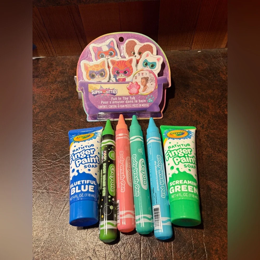 Kids Bath Time Fun Bundle – All New With Tags!